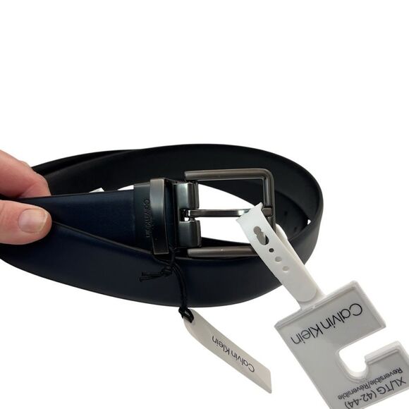 CALVIN KLEIN Men's NWT Size XL-TG 42-44 reversible Belt - Picture 8 of 8